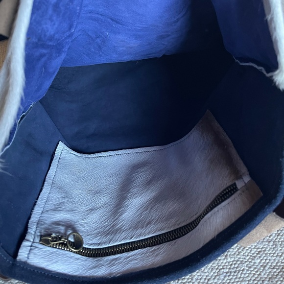 Sutisana Natural Cowhide & Suede leather purse - Picture 7 of 10